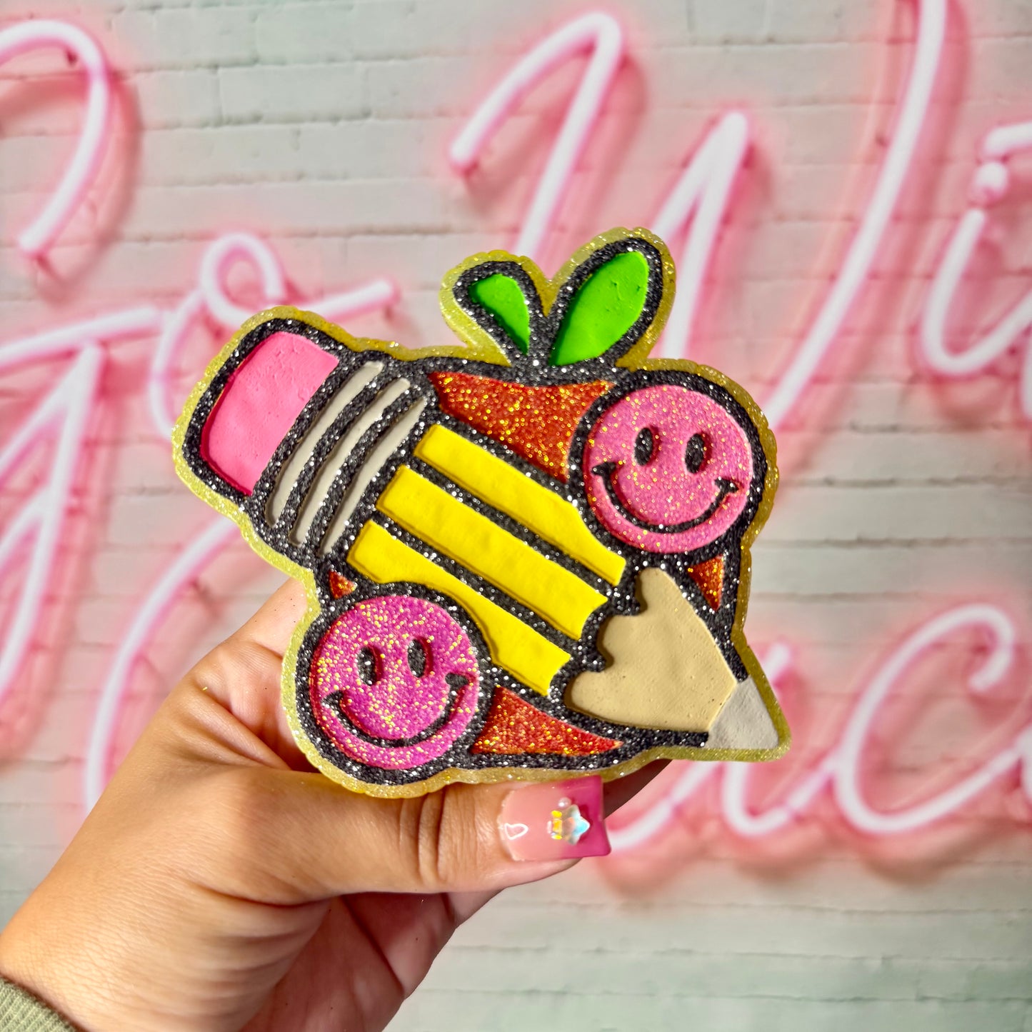 Teacher Car Freshie | Scent: Fruity Sherbet Scoop Type