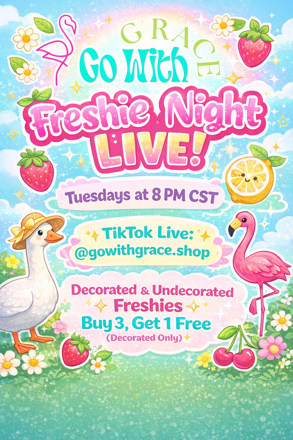 Flamingo Float - Freshie Game 3/17