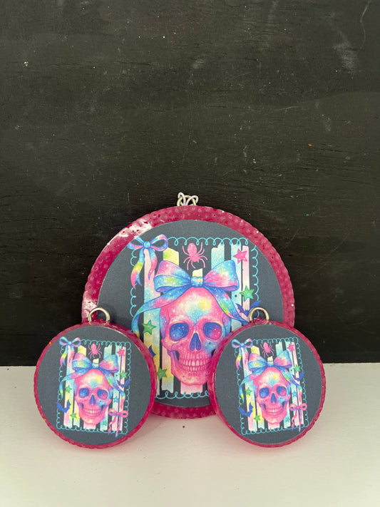 Colorful Skully Freshie Set - Cherry By The Sea