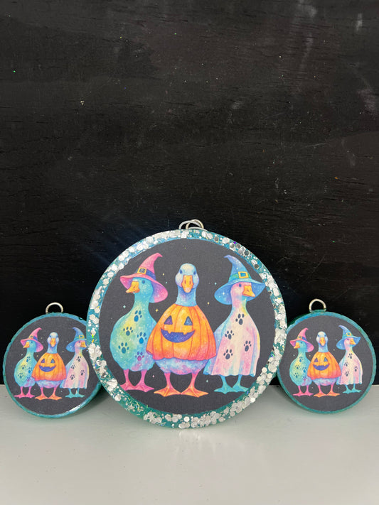 Spooky Geese Freshie Set - Cinnamon Pumpkin Waffles