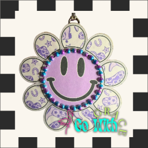 Smiley Face Flower Freshie | Scent: Cherry Watermelon Pop
