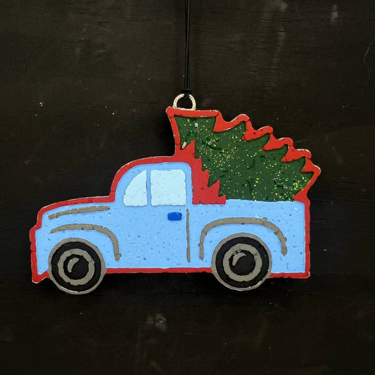 Christmas Tree Truck Freshie - Coconut Lime