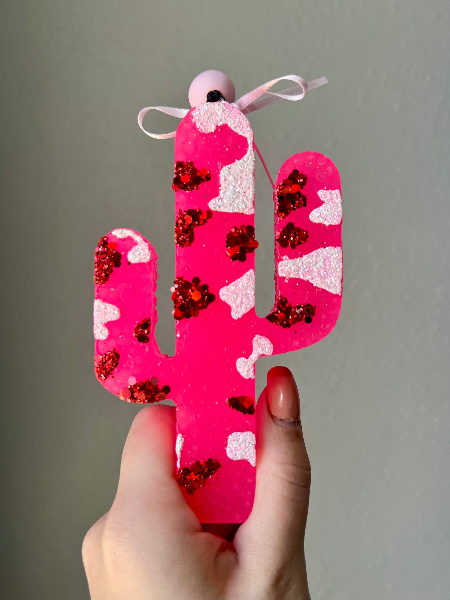 Cow Print Cactus - Custom Freshie