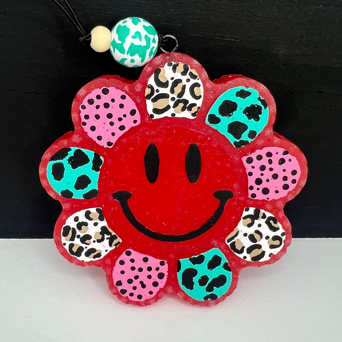 Custom Smiley Flower Freshie