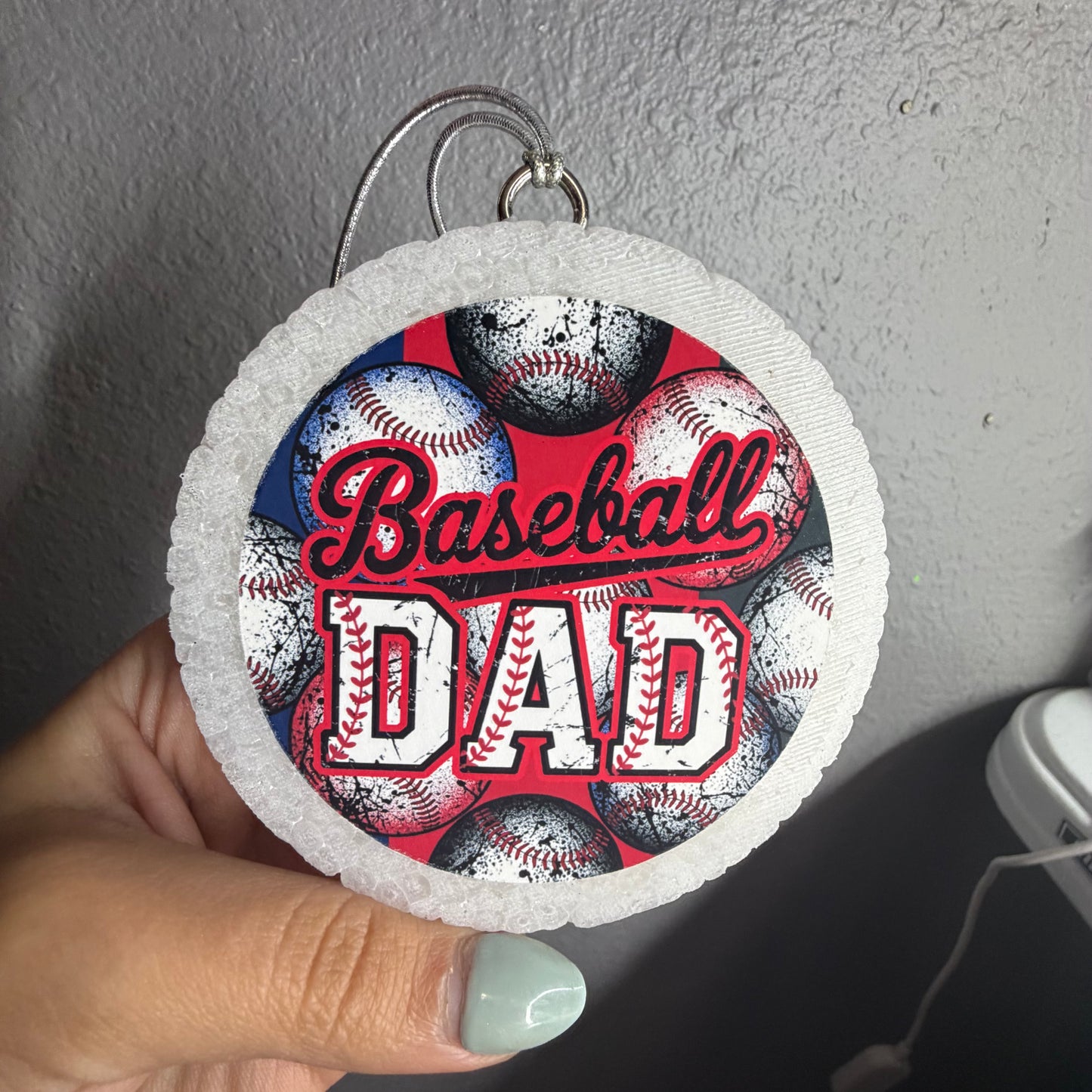 Cardstock Freshie: Baseball Dad | Scent: Black Rouge