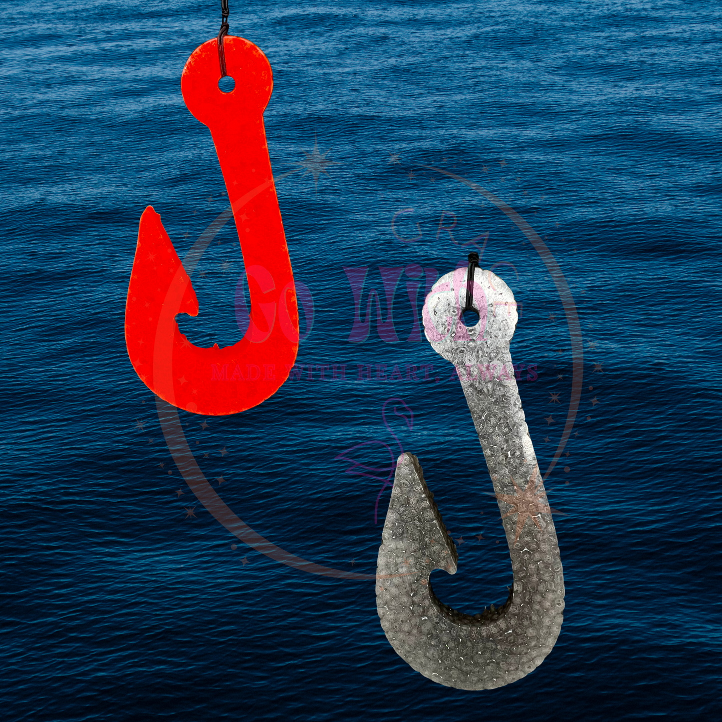 Fish Hook - Custom Freshie