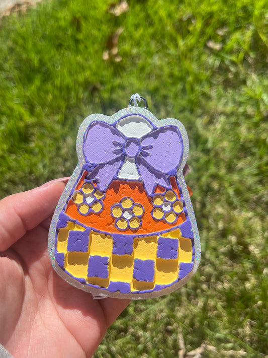 Custom Girly Candy Corn Freshie