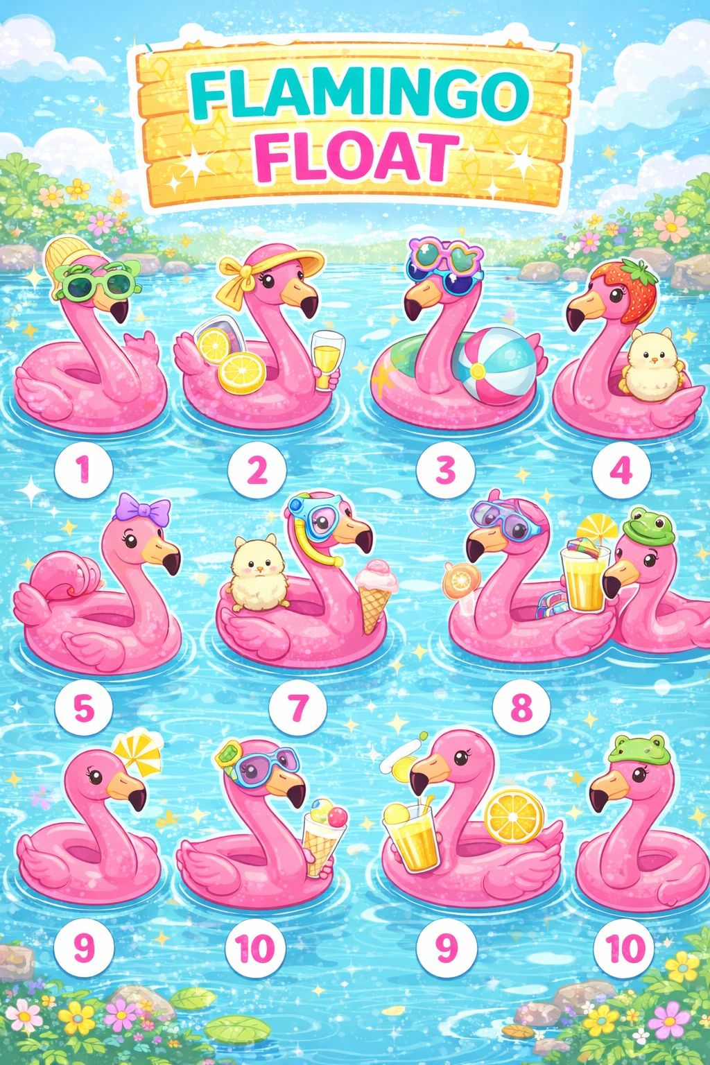 Flamingo Float - Freshie Game 3/17