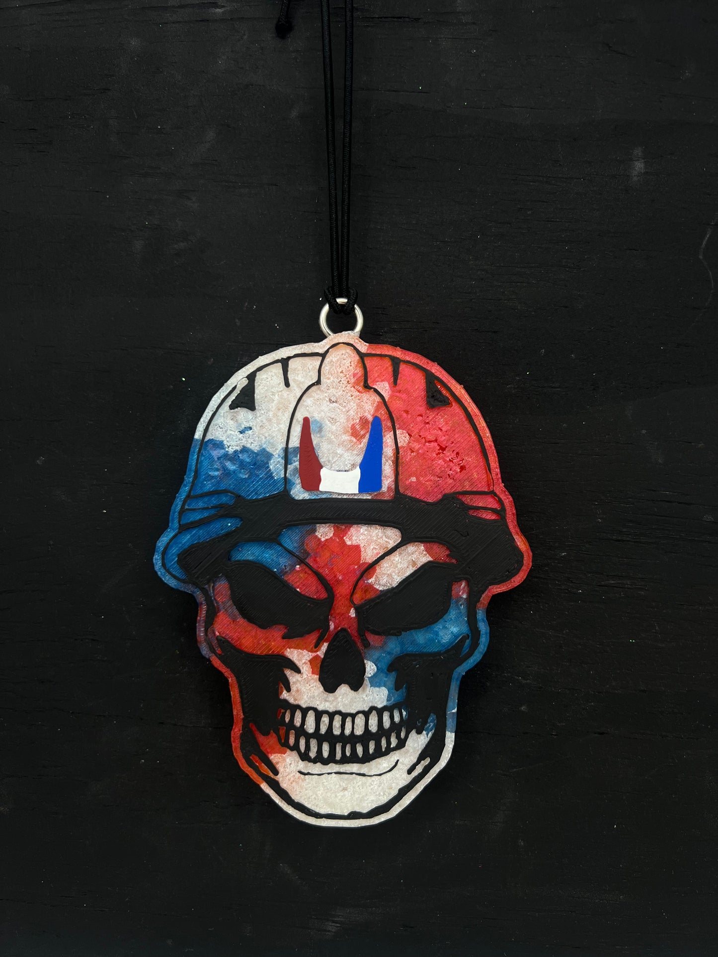 Patriotic Skelly Man Freshie - Rugged