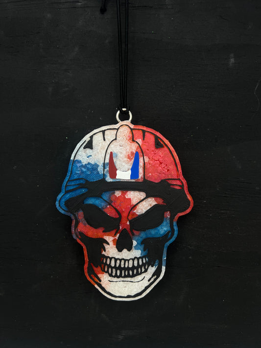 Patriotic Skelly Man Freshie - Rugged